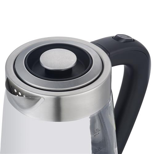 HD-250 110V 1200W 2.5L Electric Kettle with Blue Glass