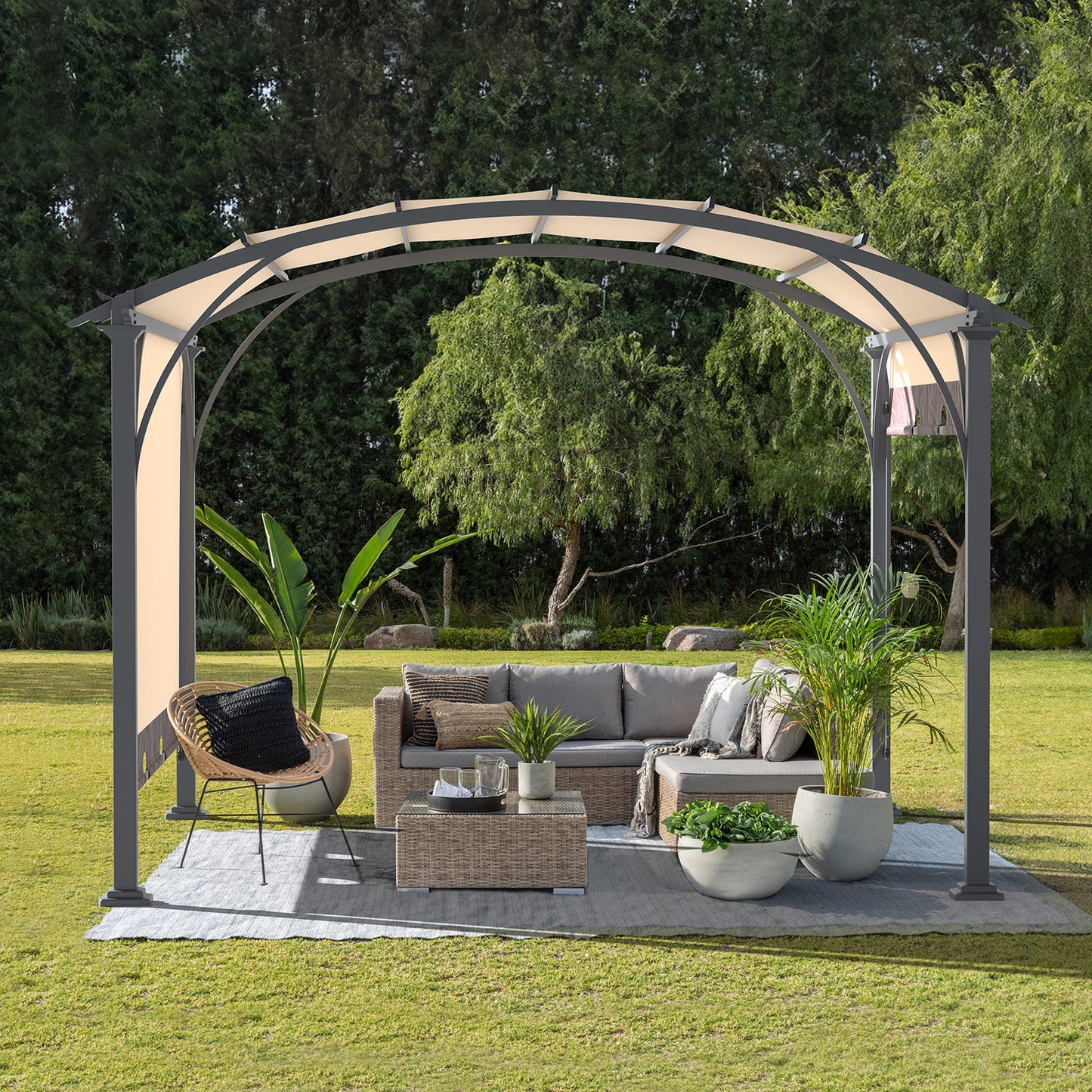 11.3'X11.3' Outdoor Pergola