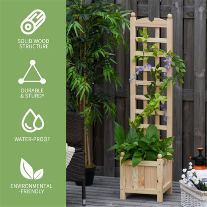 Wooden Planter、Flower shelf