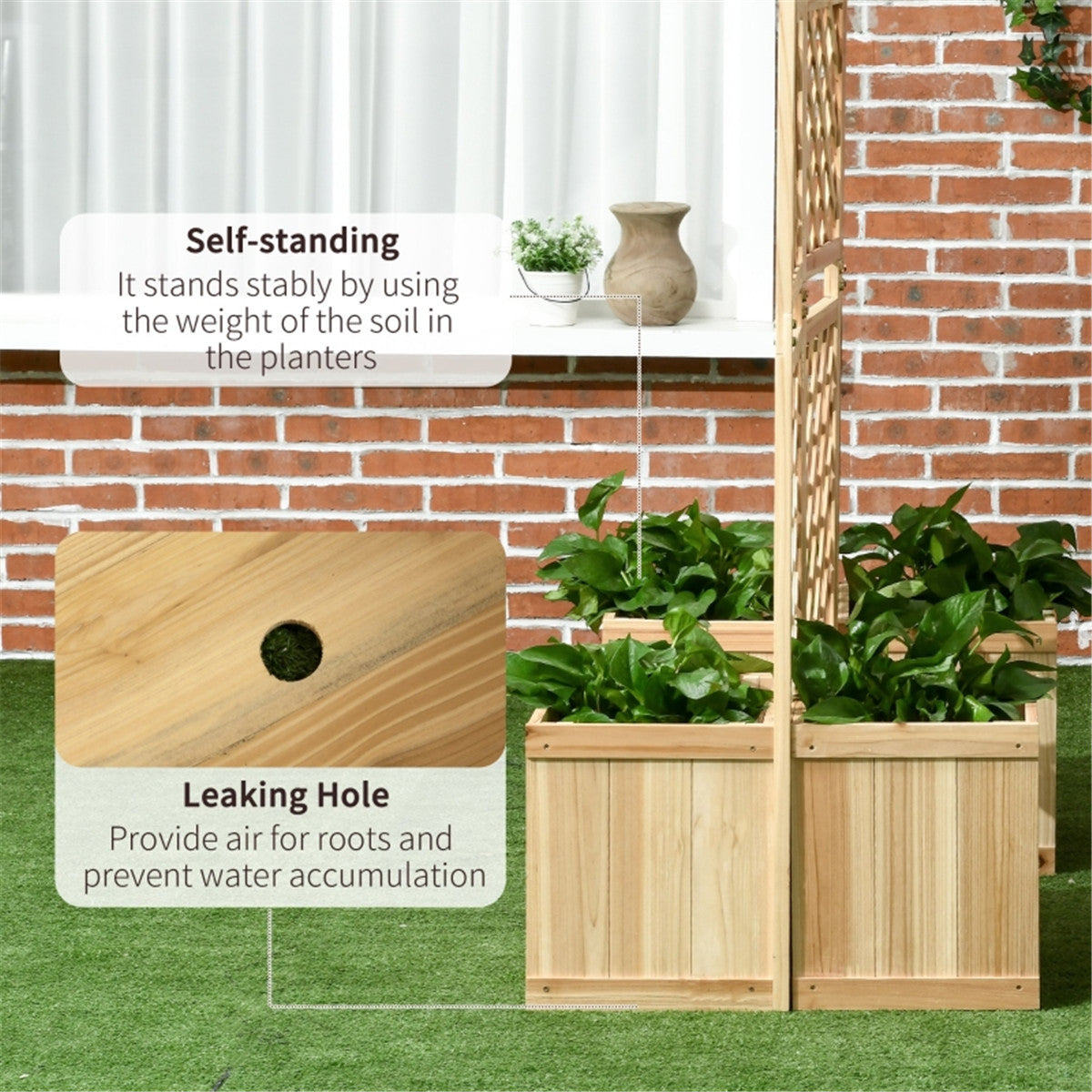 Wooden Planter Box