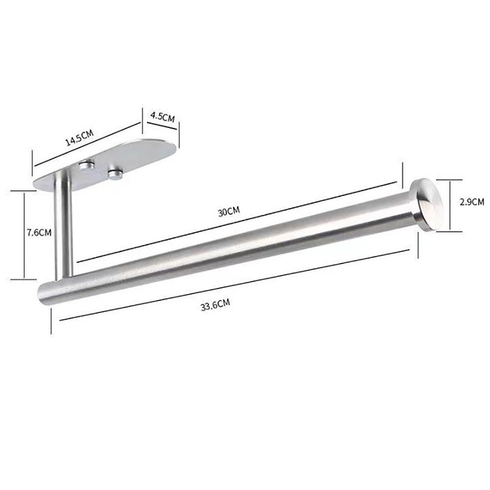 Paper Towel Holder Wall Mount Under Cabinet Adhesive Paper Towel Holder(Ships from FBA warehouse, banned by Amazon)