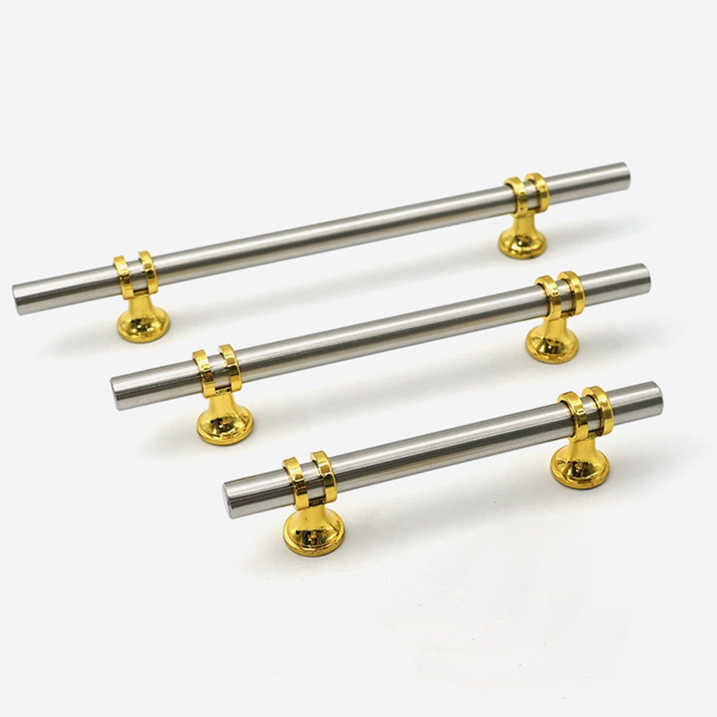 Kitchen Cabinet Pulls Drawer T Bar Handles Polished Nickel Stainless Steel Knob