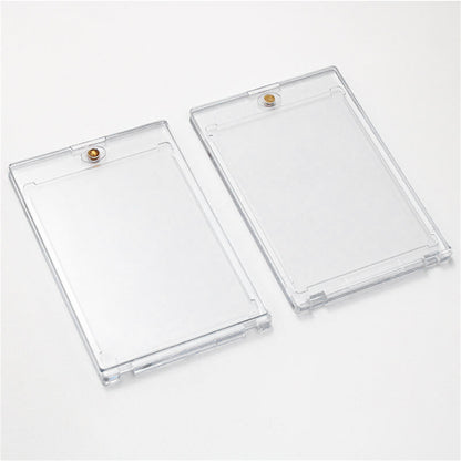 Magnetic Top Loader Card Sleeves Trading Hard Acrylic Case Holder Baseball