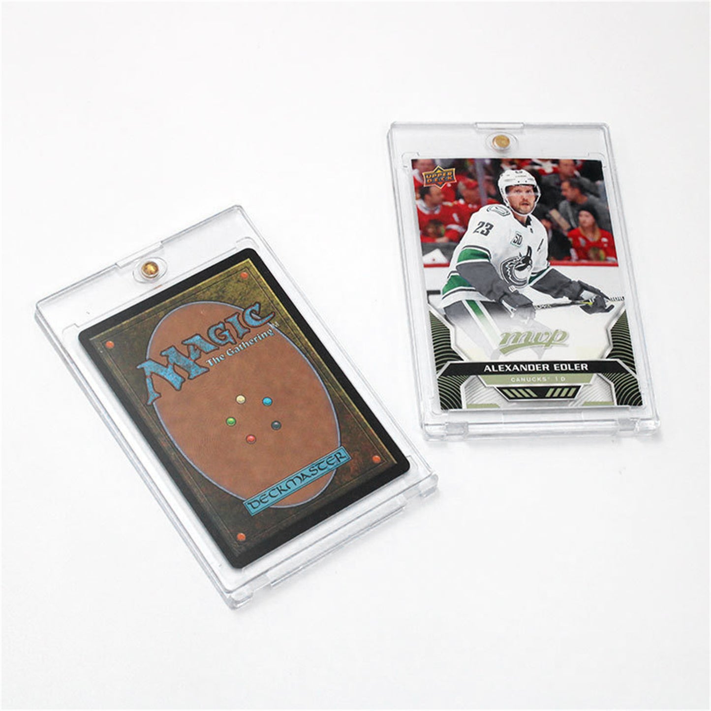 Magnetic Top Loader Card Sleeves Trading Hard Acrylic Case Holder Baseball