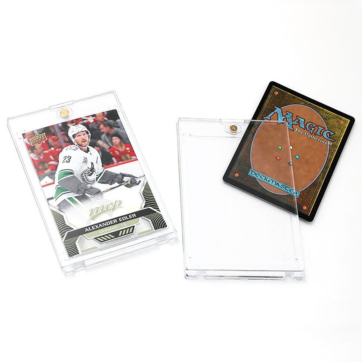 Magnetic Top Loader Card Sleeves Trading Hard Acrylic Case Holder Baseball