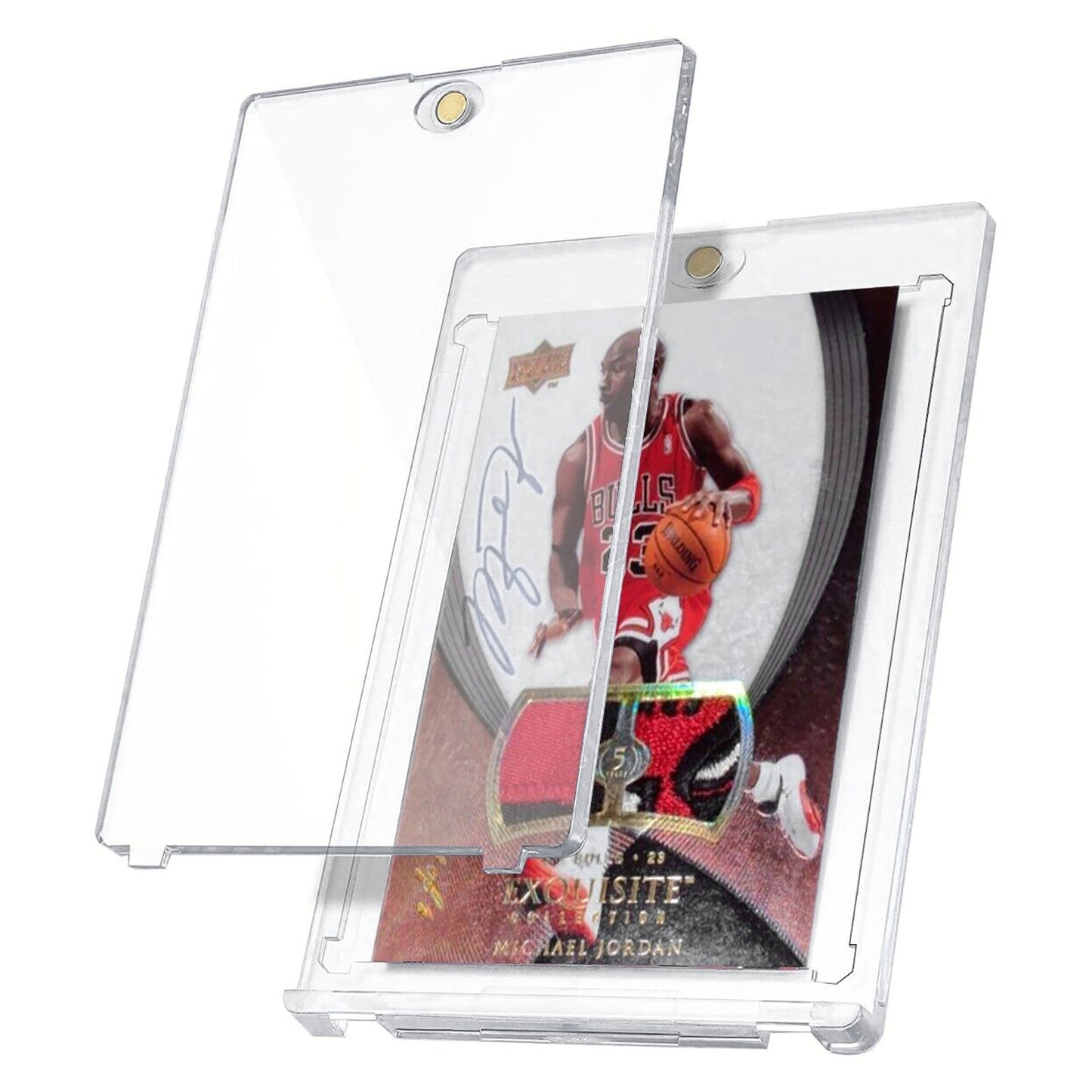 Magnetic Top Loader Card Sleeves Trading Hard Acrylic Case Holder Baseball