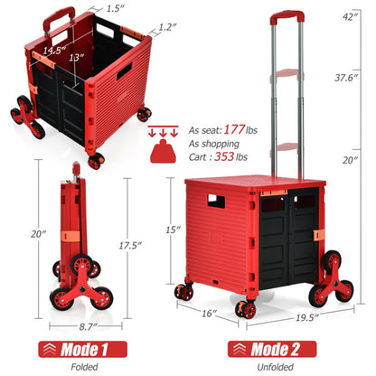 Foldable shopping cart