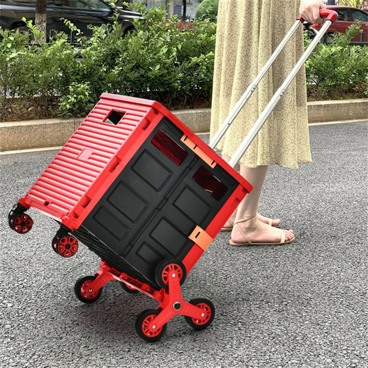 Foldable shopping cart