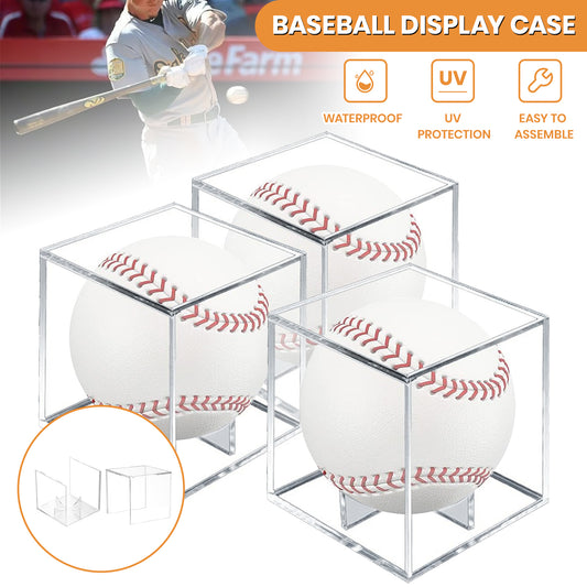 Tennis Ball Display Case Baseball Storage Box Clear Organizer Box Acrylic