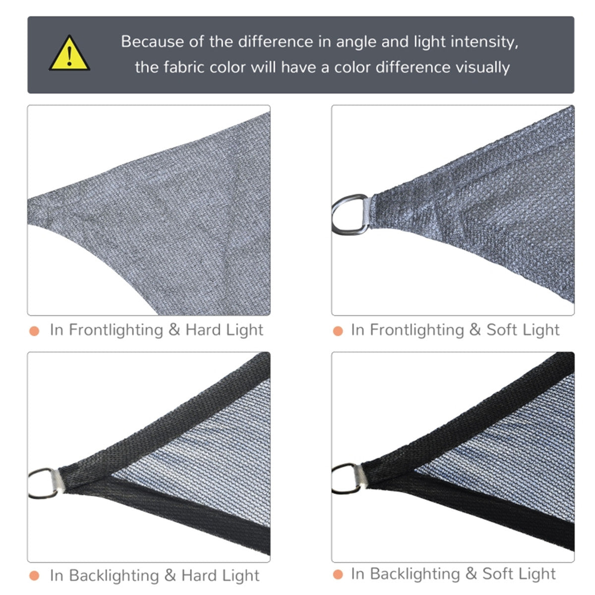 Shade Sail Cloth /Shade  Sail Canopy  -AS ( Amazon Shipping)（Prohibited by WalMart）