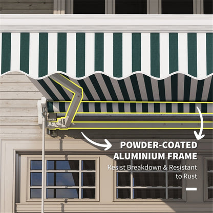 Patio Retractable Awning  -AS ( Amazon Shipping)（Prohibited by WalMart）