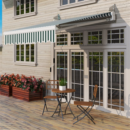 Patio Retractable Awning  -AS ( Amazon Shipping)（Prohibited by WalMart）