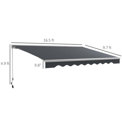 Electric Awning  /Patio Retractable Awning  -AS ( Amazon Shipping)（Prohibited by WalMart）