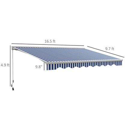 Electric Awning  /Patio Retractable Awning  -AS ( Amazon Shipping)（Prohibited by WalMart）