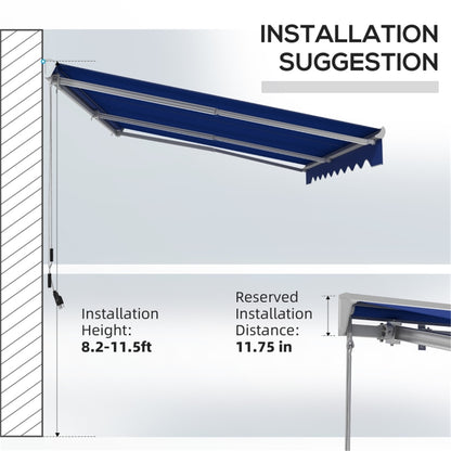 Electric Awning  /Patio Retractable Awning  -AS ( Amazon Shipping)（Prohibited by WalMart）