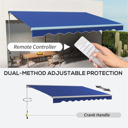 Electric Awning  /Patio Retractable Awning  -AS ( Amazon Shipping)（Prohibited by WalMart）