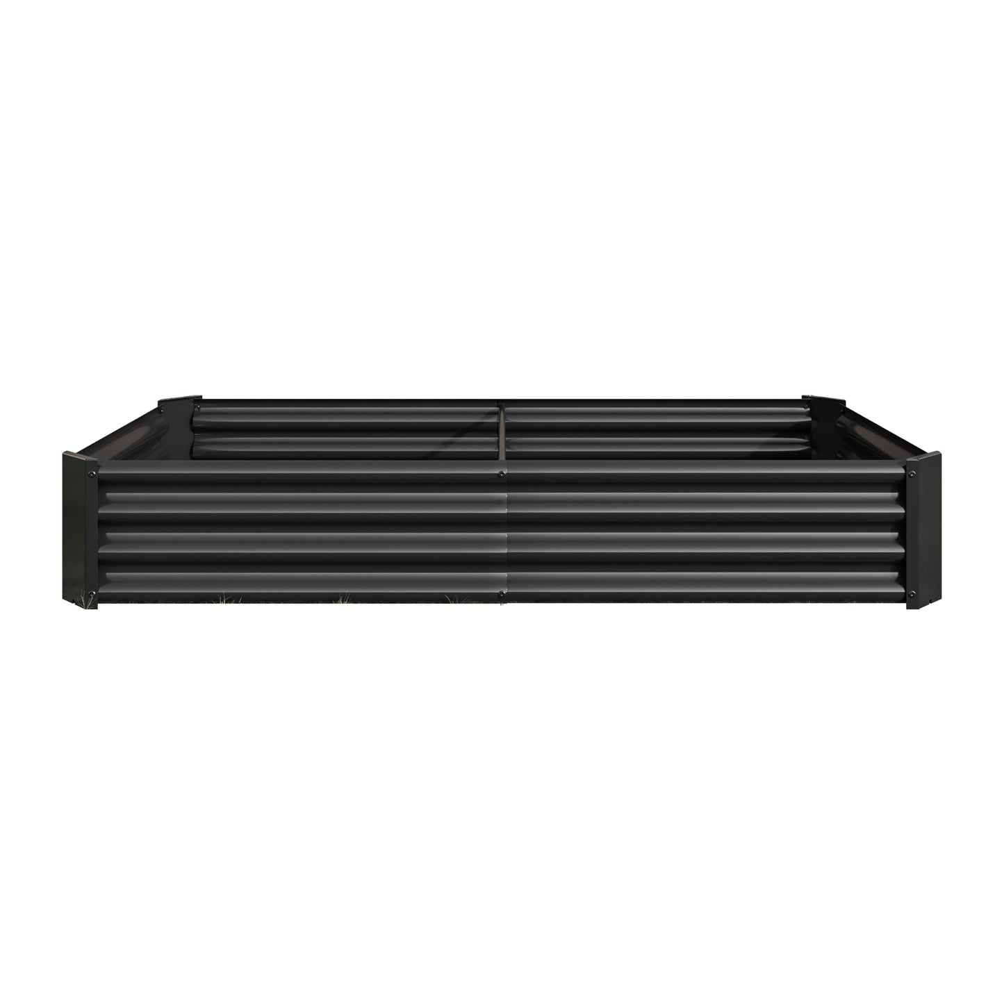 Raised Garden Bed Outdoor, 6×3×1ft , Metal Raised  Rectangle Planter Beds for Plants, Vegetables, and Flowers - Black