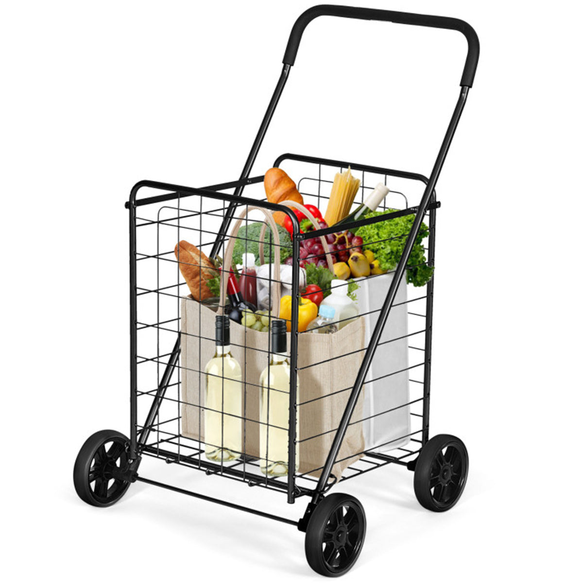 Medium folding shopping cart