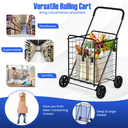 Medium folding shopping cart