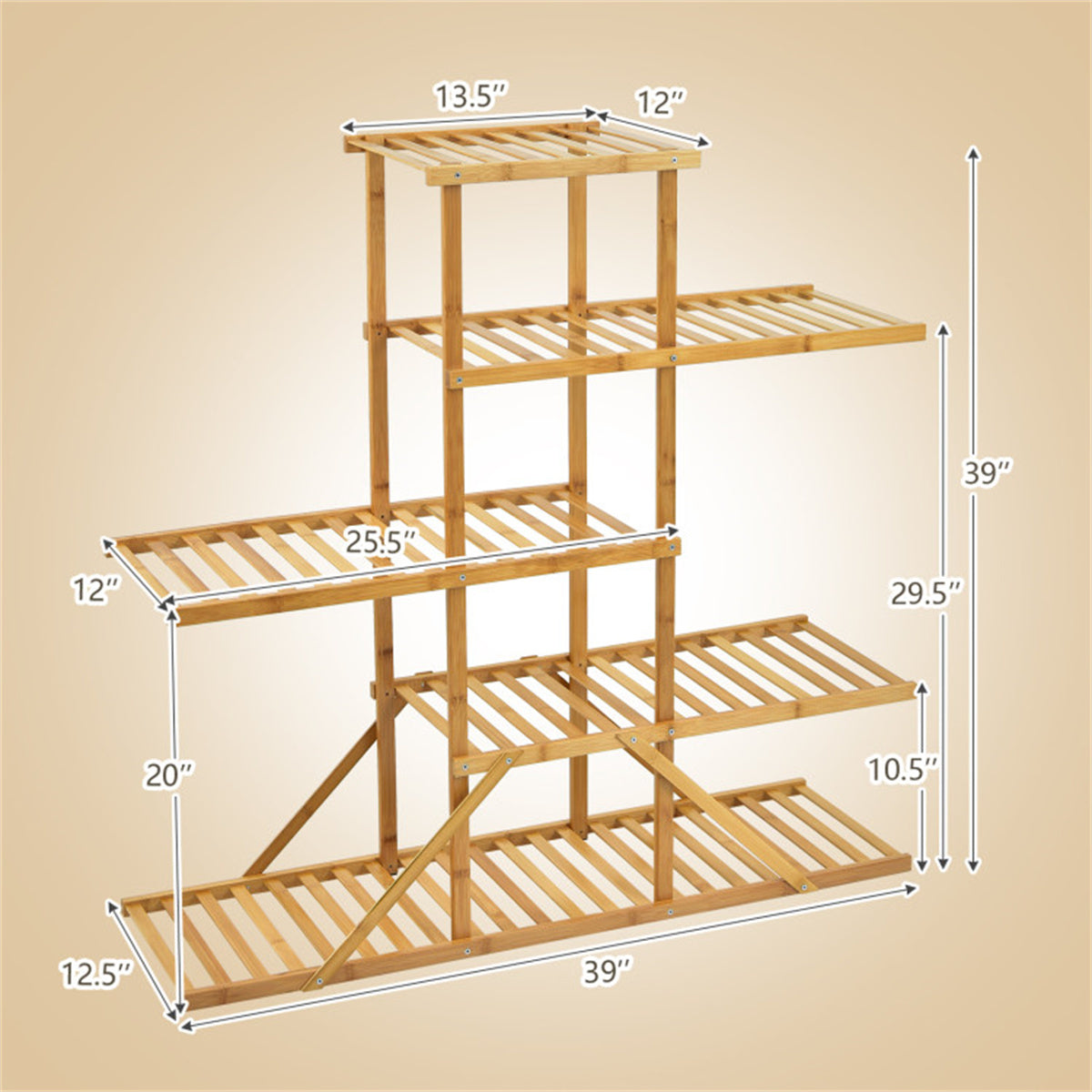 Bamboo Plant Stand