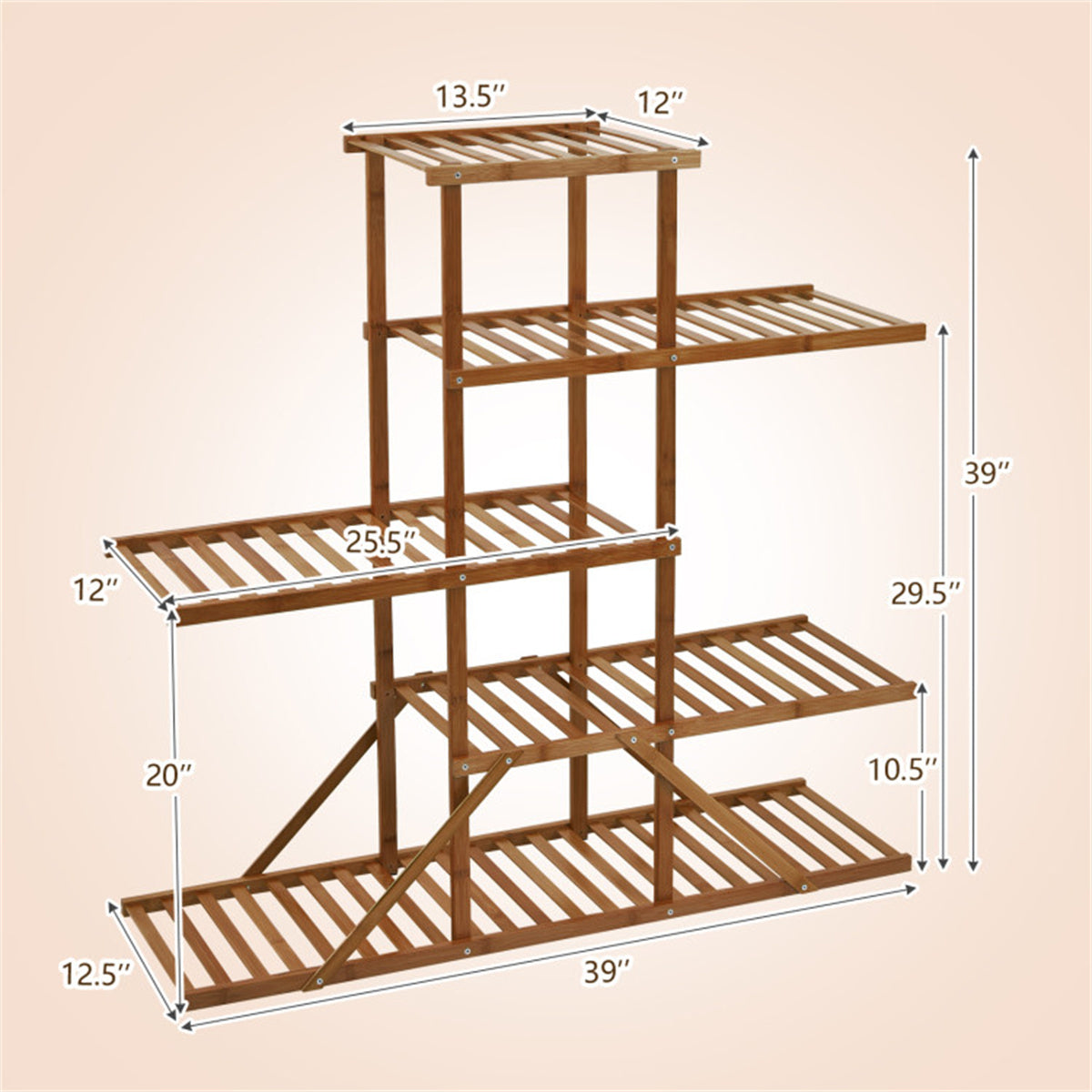 Bamboo Plant Stand