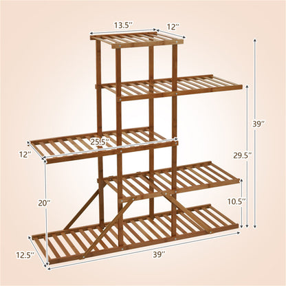 Bamboo Plant Stand