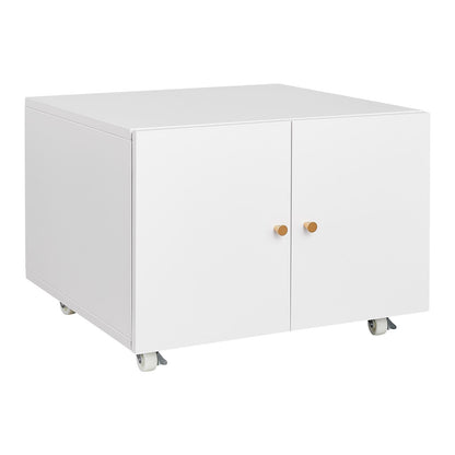 Office furniture Copier Cabinet white 2 door steel copier stand mobile pedestal file Printer Stand