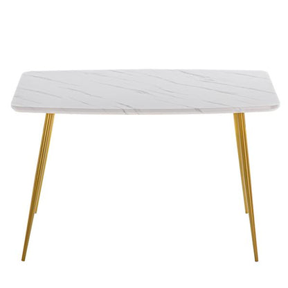 Marble Dining Table [120x74x76cm] White