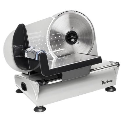 SL526 110V/150W 7.5" Semi-automatic Belt Cutter Deli Food Machine Home Deli Food Slicer