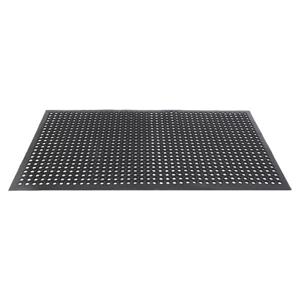 Bar Kitchen Industrial Multi-functional Anti-fatigue Drainage Rubber Non-slip Hexagonal Mat 150*90cm