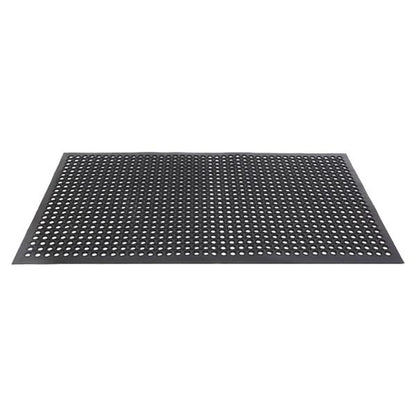 Bar Kitchen Industrial Multi-functional Anti-fatigue Drainage Rubber Non-slip Hexagonal Mat 150*90cm